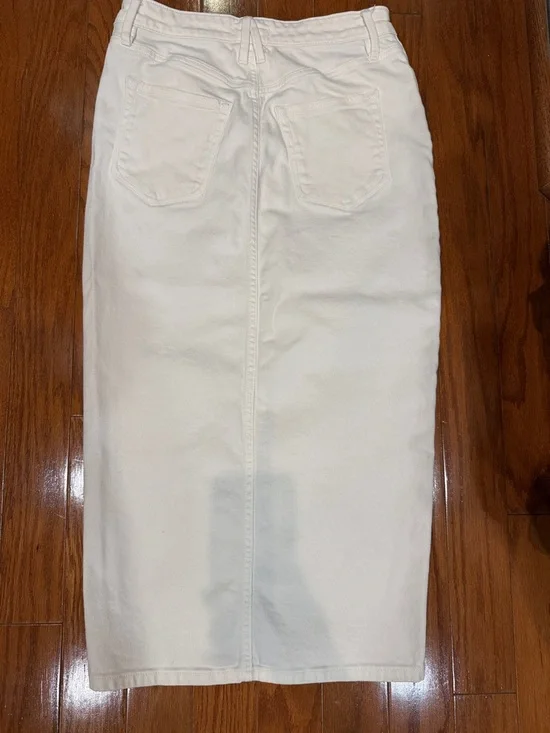 Good American Cream Midi Skirt - Picture 5 of 5